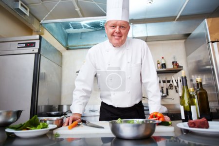 Chef at the kitchen