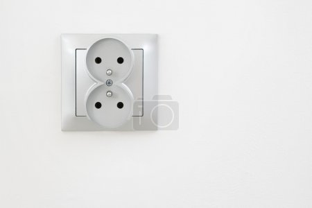 Electric outlet with clipping path