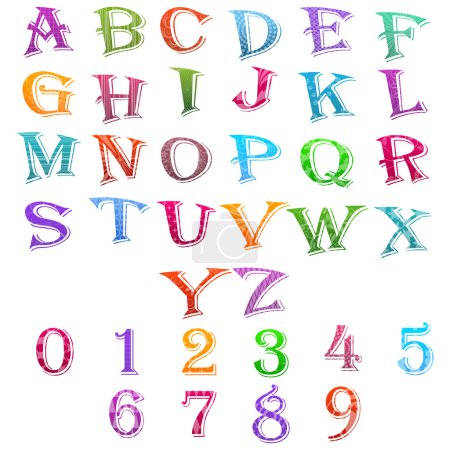 Alphabet and Number Set