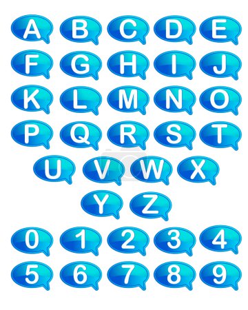 Set of Alphabet and Number