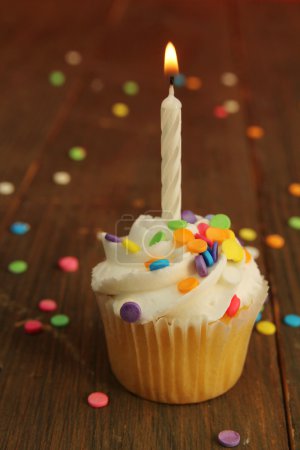Birthday cupcake