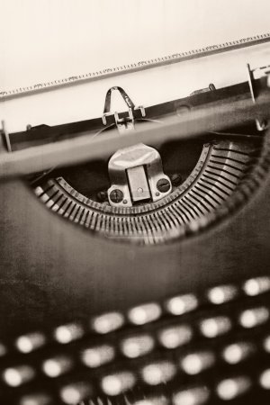 Grunge Vintage Typewriter