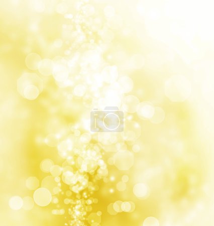 Yellow Abstract Bokeh lights background