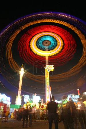Carousel at night