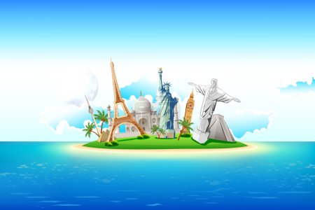 Monuments on Island
