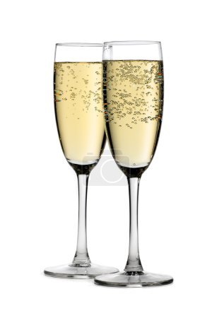 Two glasses of champagne