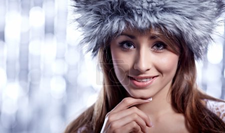 Smiling Winter Woman