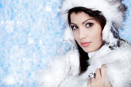 Smiling Winter Woman