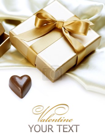 Valentine Gift. Chocolate heart