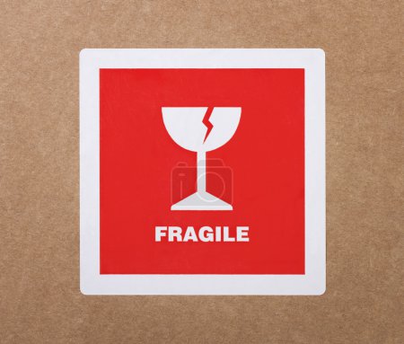 Fragile sticker