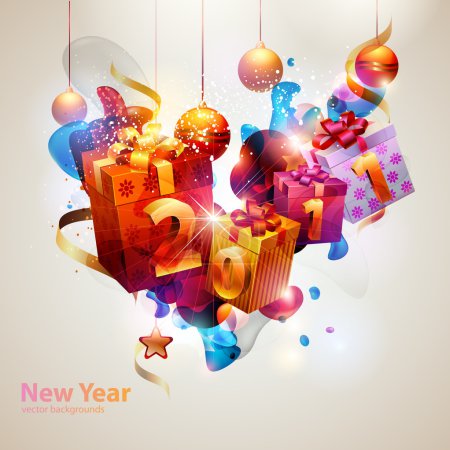 New year poster.