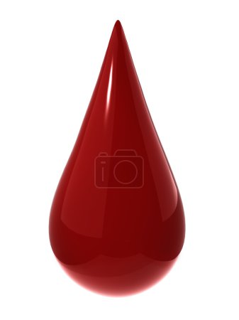 Drop of blood illustration
