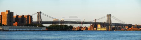 New York City Williamsburg Bridge panorama