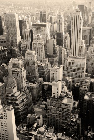 Urban skyscrapers, New York City