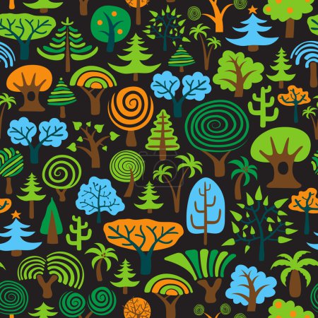 Tree Seamless Wallpaper