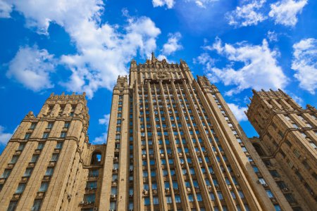 Stalin's famous skyscraper Ministry of Foreign Affairs of Russia