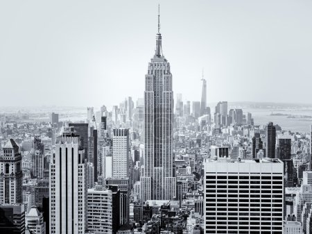 New York City with the Empire State Building on the foreground