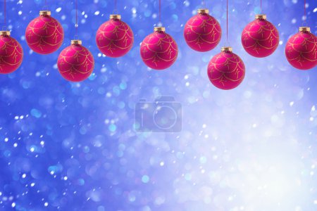 Christmas balls hanging