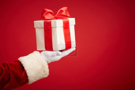 Santa Claus with giftbox