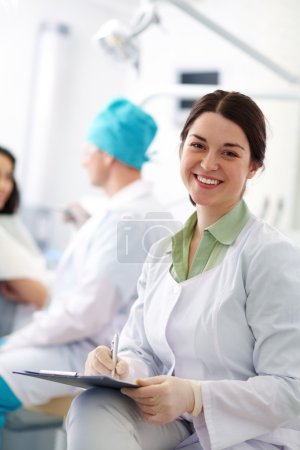 Nurse in clinic