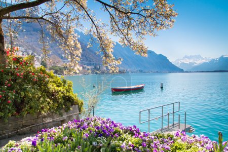 Montreux Riviera of Lake Geneva