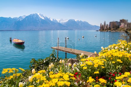 Montreux Riviera of Lake Geneva