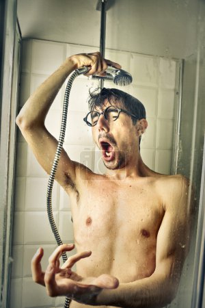 A tenor under the shower
