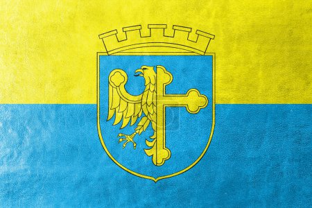 Flag of Opole with Coat of Arms, Poland