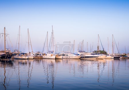 Yachts in the bay of Athens