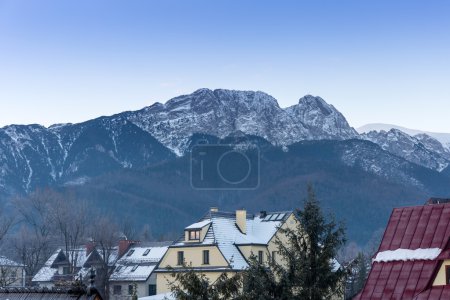 Zakopane in Tatra mountains at winter time