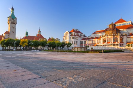 Baltic architecture of Sopot in Poland