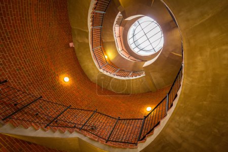 Staircase of the Klimek observatory tower in Grudziadz