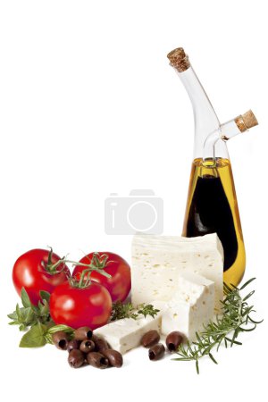 Feta, Tomatoes, Olives, Herbs and Oil