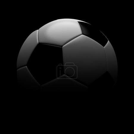 Football, soccer ball silhouette