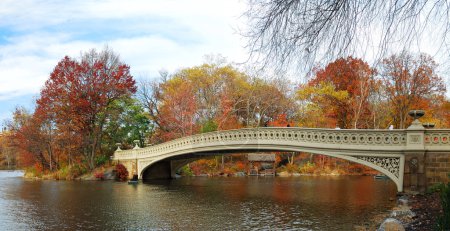 New York City Manhattan Central Park panorama at Autumn