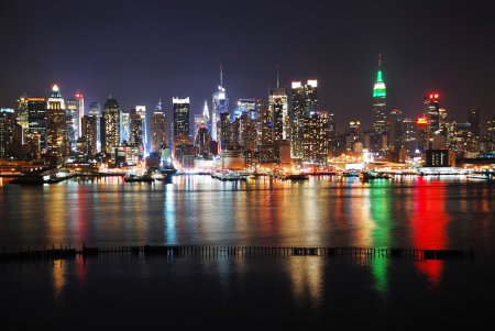 NEW YORK CITY WITH REFLECTIONS