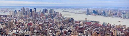 New Jersey Panorama from New York City Manhattan