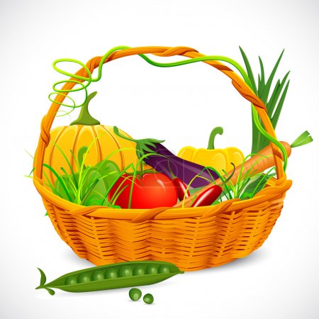 Basket full of Vegetables