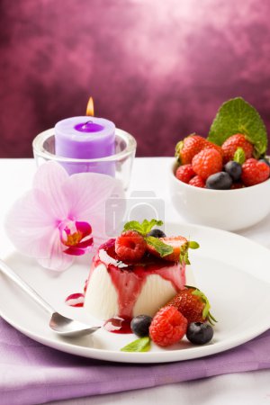 Panna Cotta with Berries
