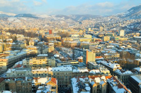 Sarajevo city landscape