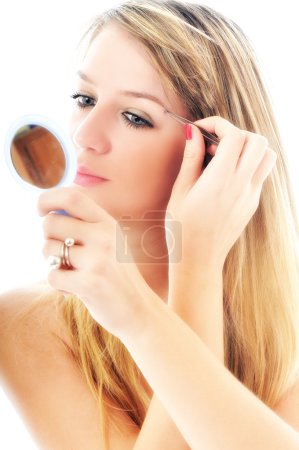 Eye brow beauty treatment