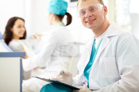 Friendly dentist