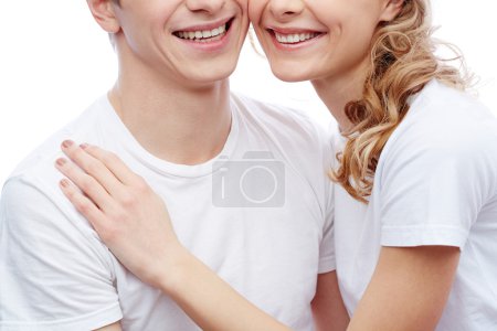 Amorous young couple