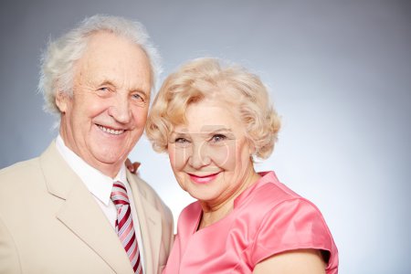 Charming retired couple