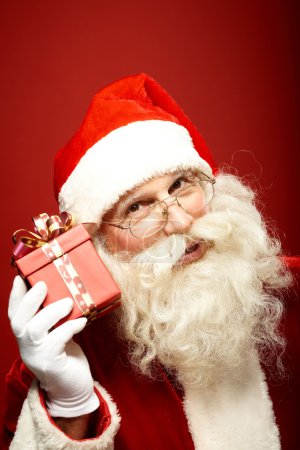 Santa with giftbox