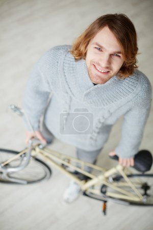 Guy with bike
