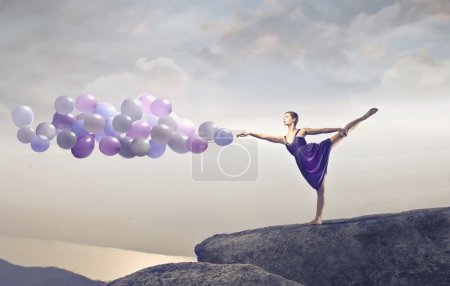 Dancer Holding Balls