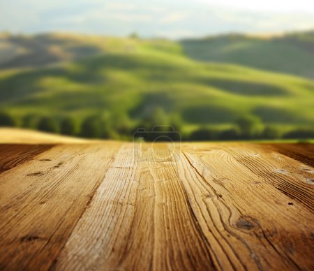 Wood backgrounds on the tuscany landscape