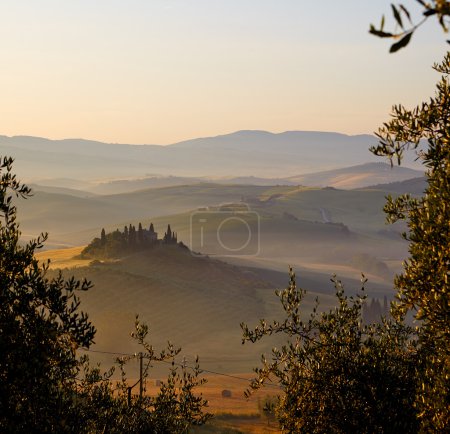 Typical Tuscany landscape
