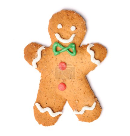 Christmas gingerbread man cookie